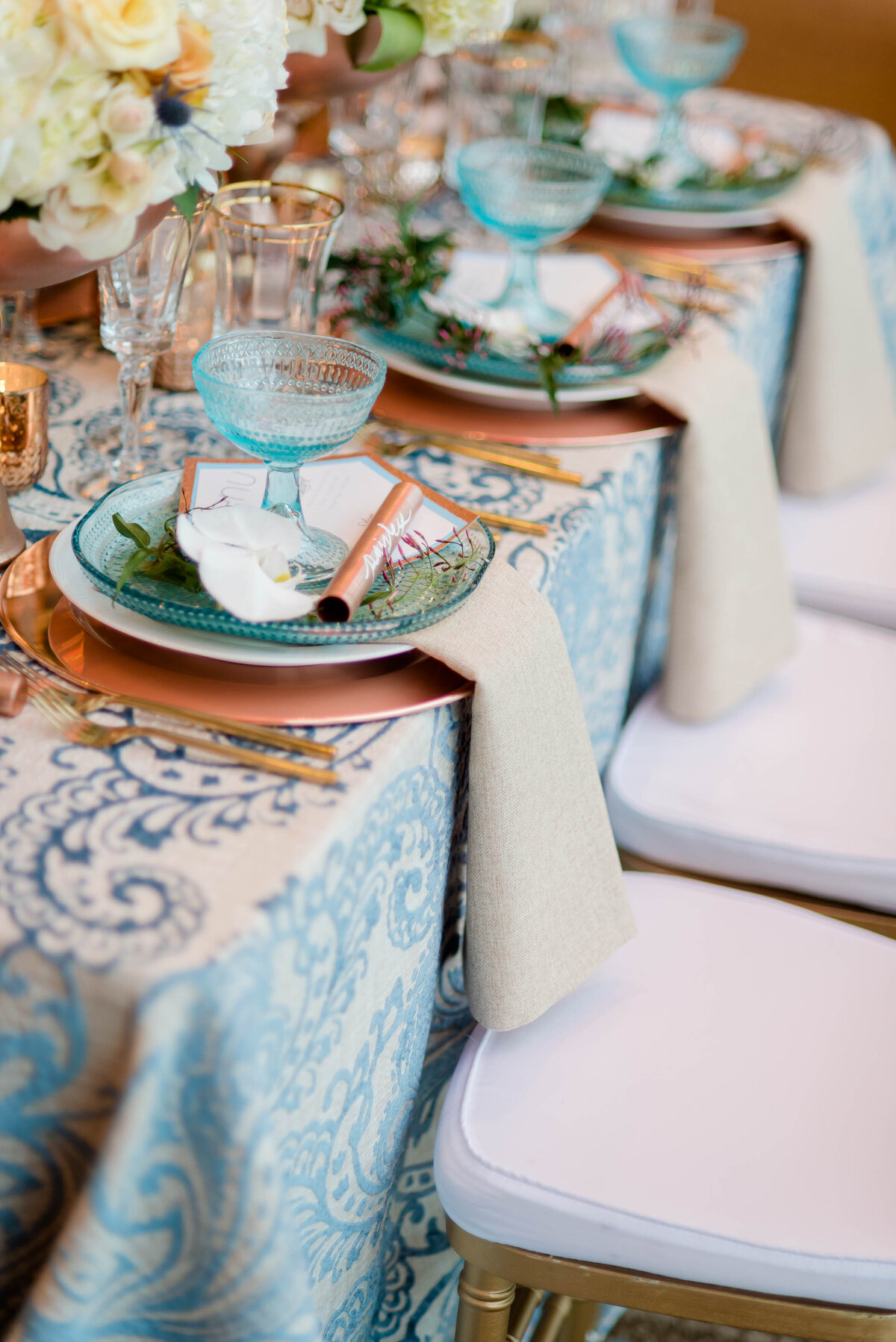 wedding design at fairmont hotel
