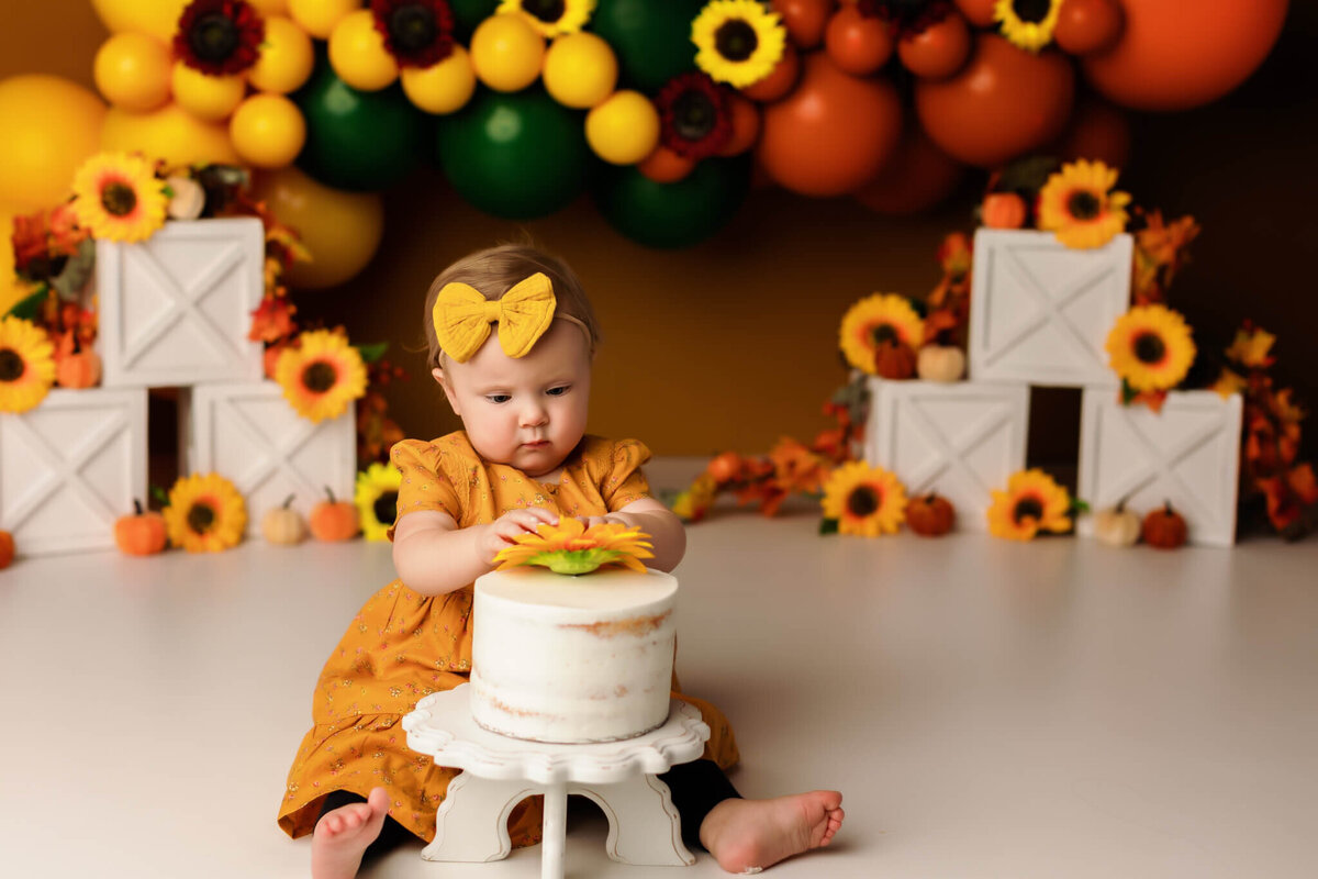 NW Arkansas cake smash photographer, cake smash photography near me, baby birthday photoshoot NW Arkansas