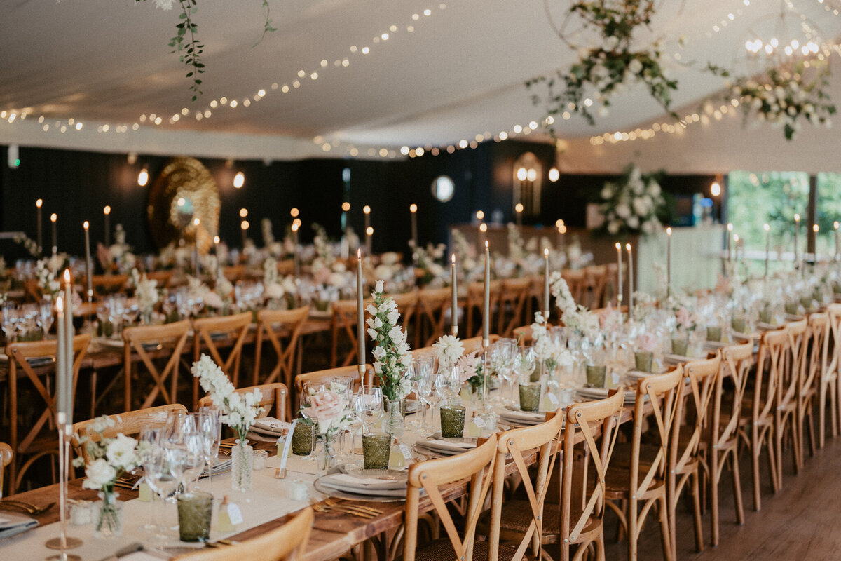 Pylewell park wedding dinner table-1