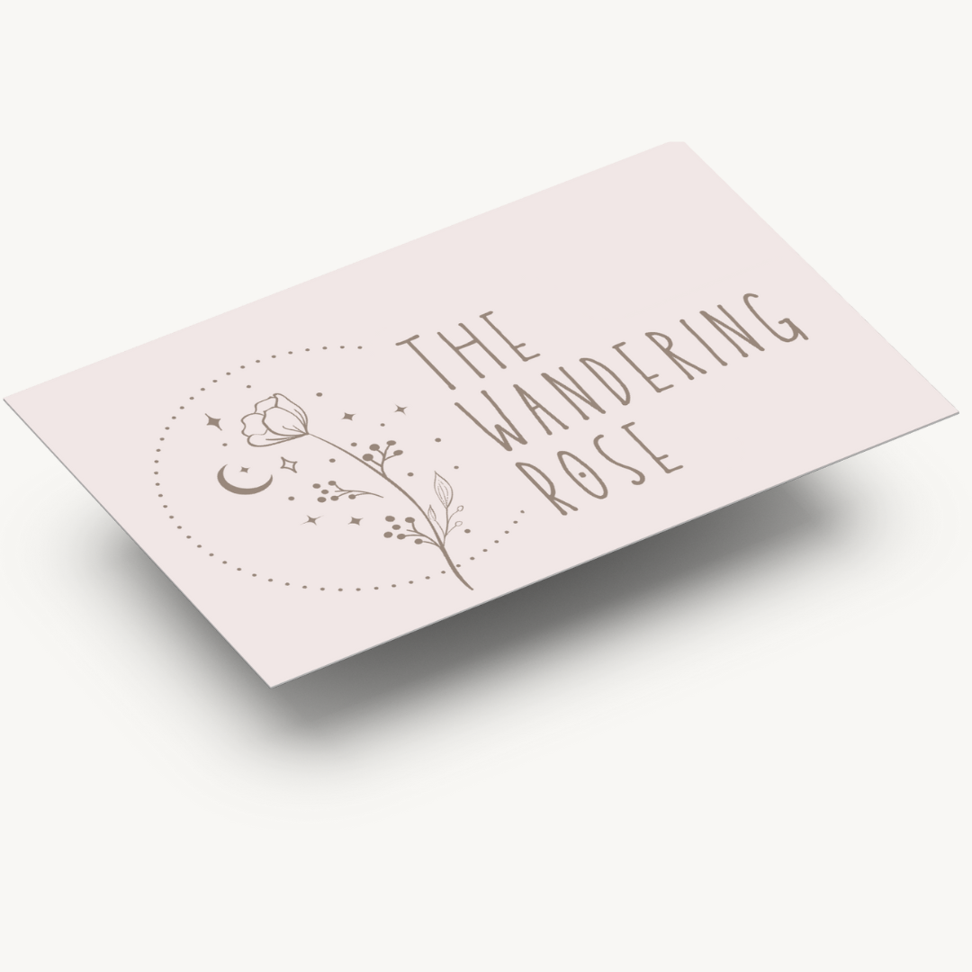 The Wandering Rose Bus Cards