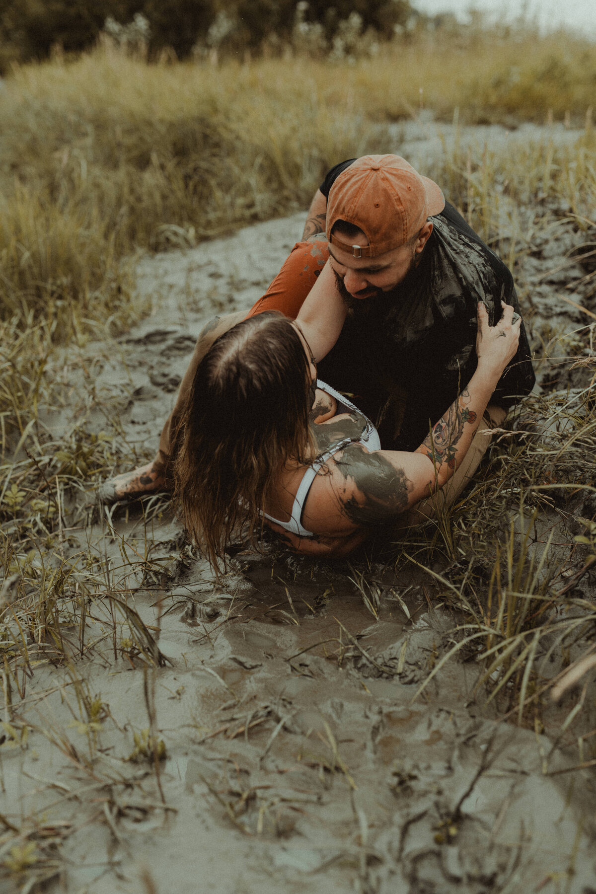 adventure engagement session in alaska