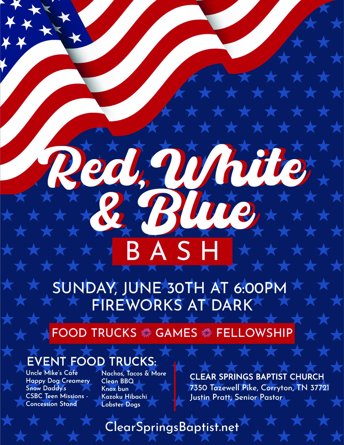 Red, White & Blue Bash