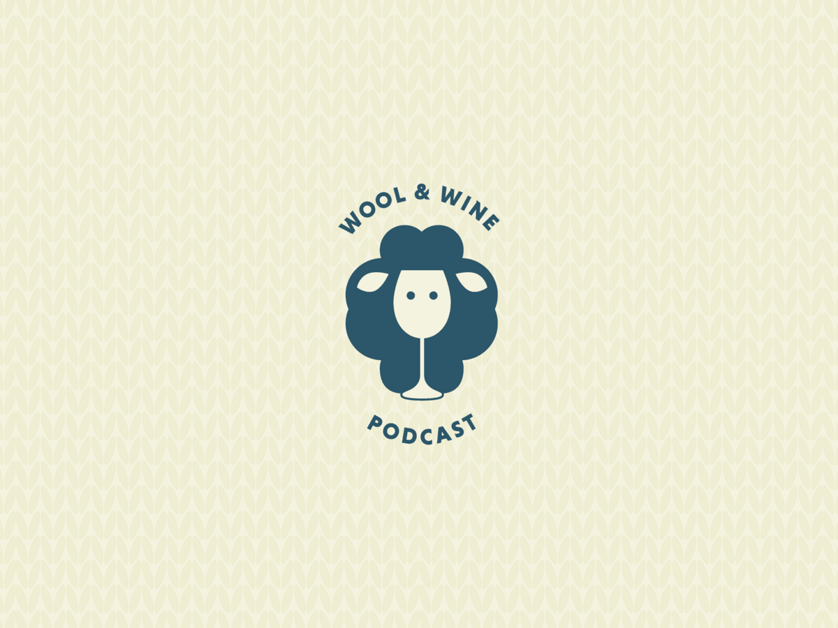wool & wine podcast branding