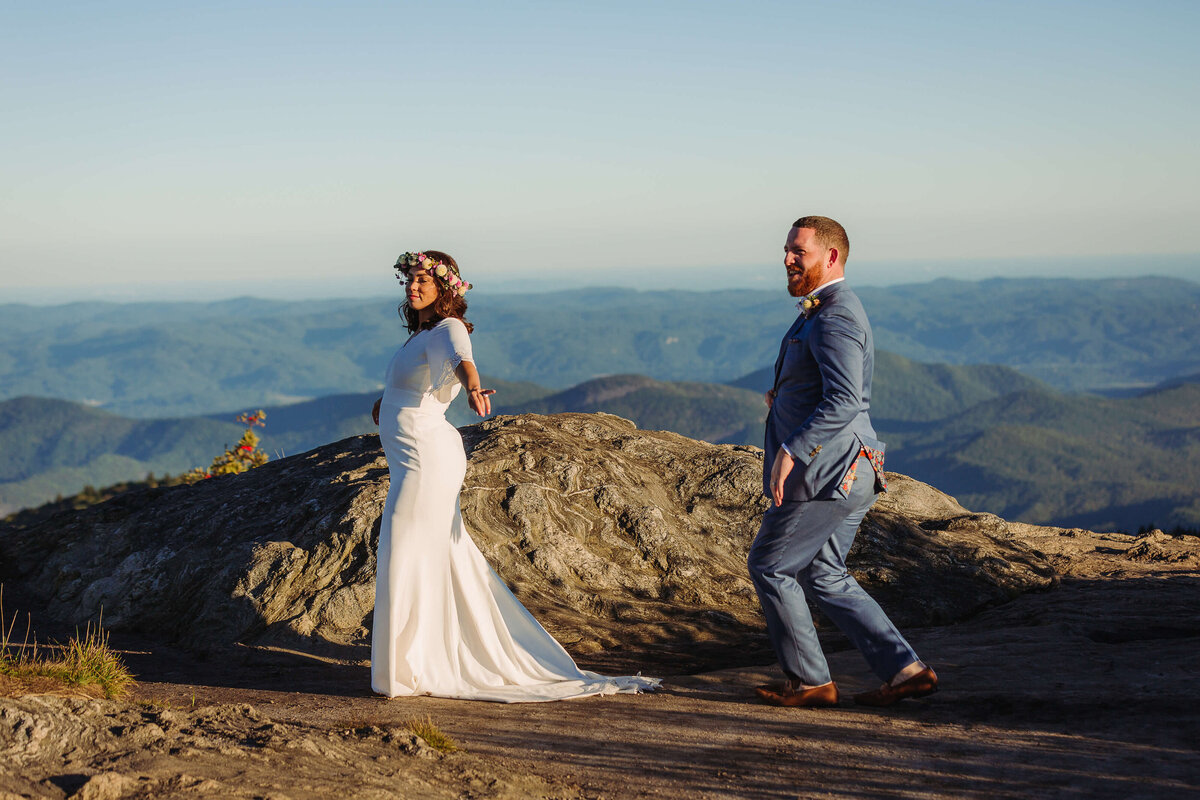 Black-Balsam-NC-Sunset-Elopement-57