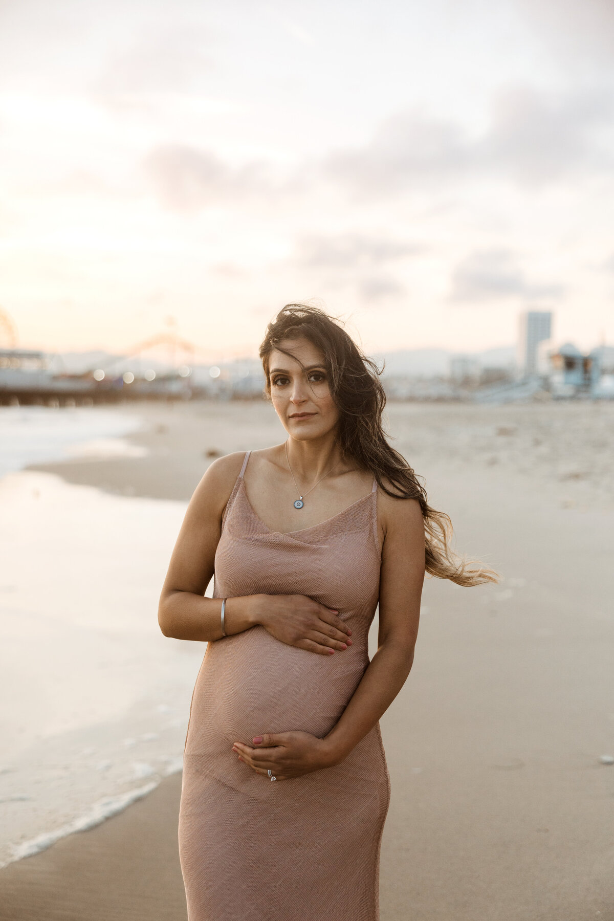 Santa Monica Beach Maternity Photography 84