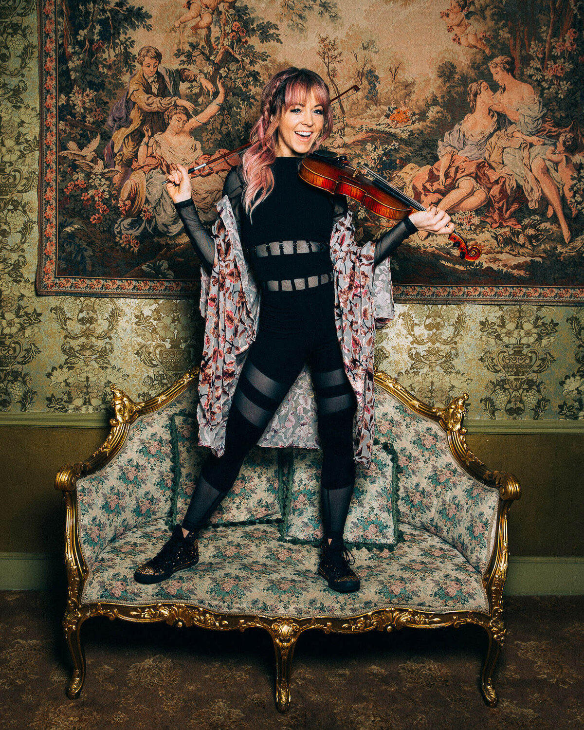 Lindsey Stirling personal brand photoshoot captured by Nick Onken — blending editorial lifestyle photography with authentic identity and Elevated Realism™.