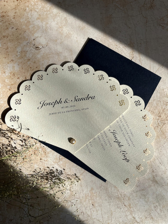 wedding-in-spain-lasercut-fan-vintage-invitation-bodega-press