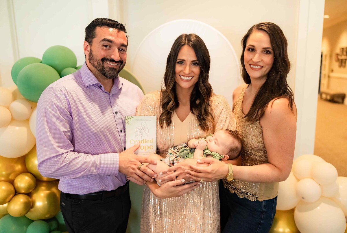 Ashley Opliger Cradled in Hope Book Launch Party, biblical book for grieving moms, miscarriage, stillbirth, infant loss, christian author (25)