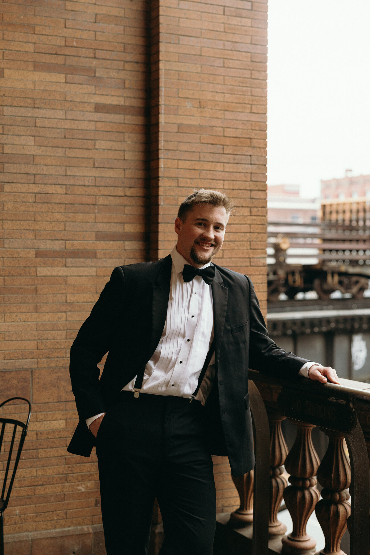 Groom Portraits by Wedding and Elopement photographer in Richmond VA