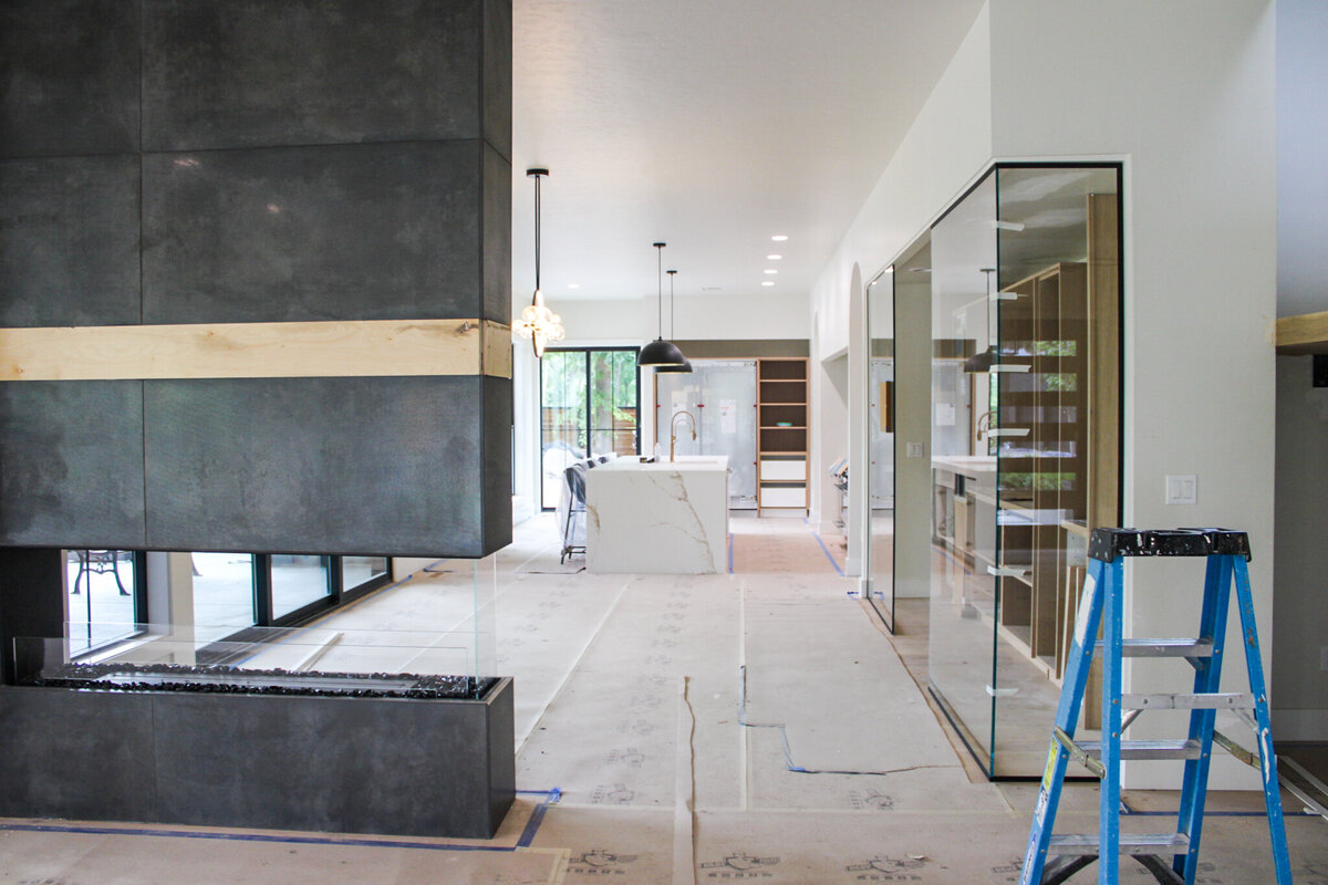 new interior home build under contruction