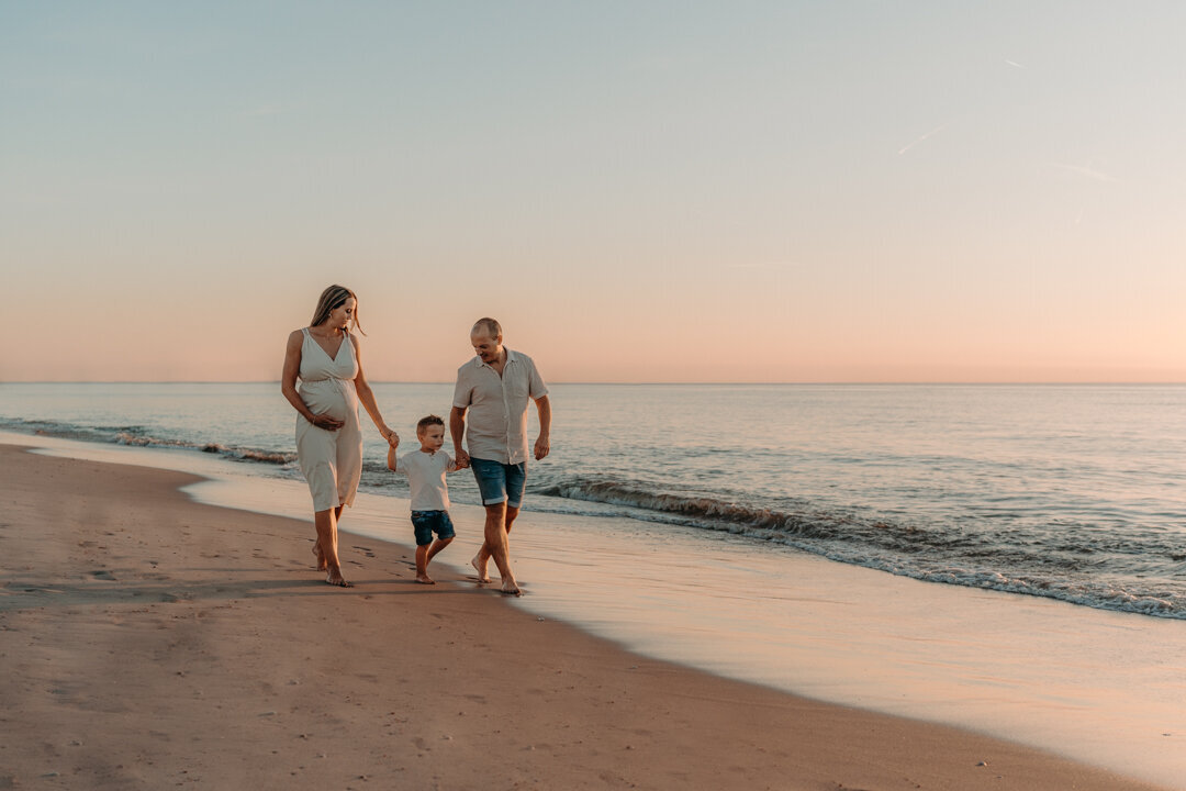 Fotoshoot strand zwangerschap-12