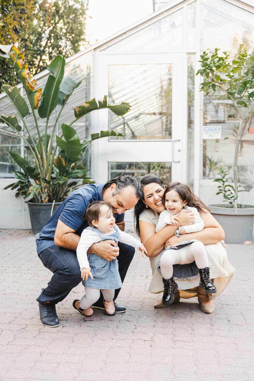 Summer family portraits at Edwards Gardens