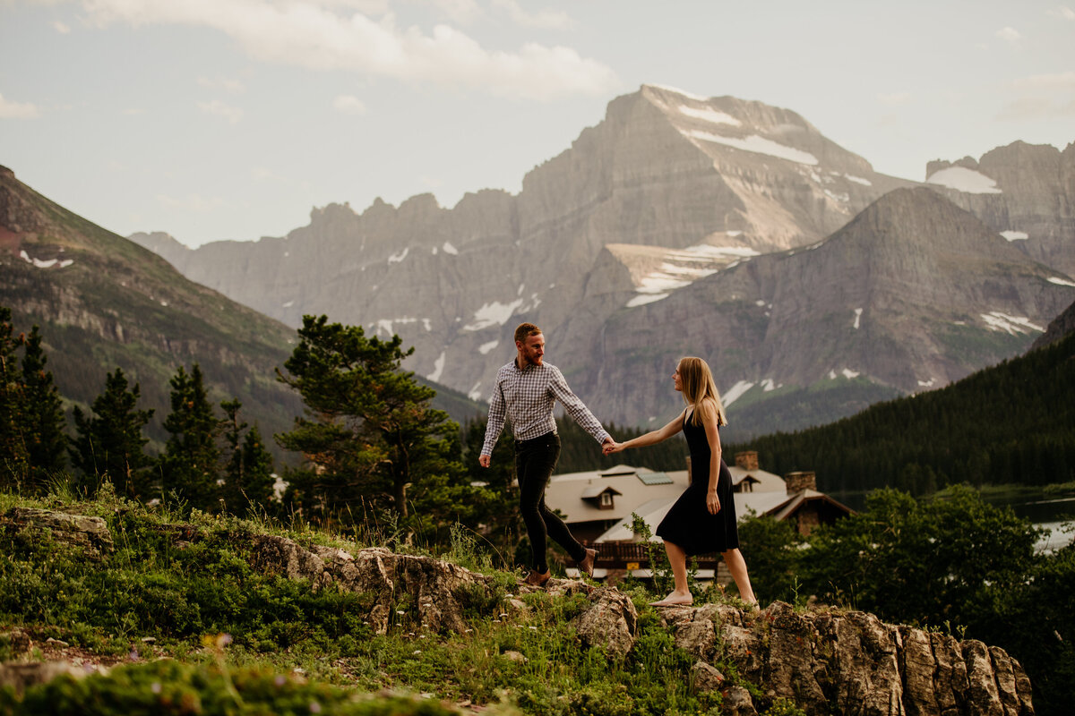 033 Glacier National Park Engagement Session_Many Glacier_Mark & Lauren-2315