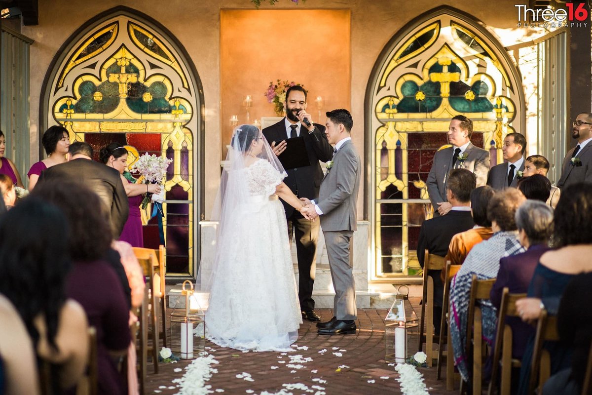 Wedding Ceremony in action at El Adobe de Capistrano Restaurant