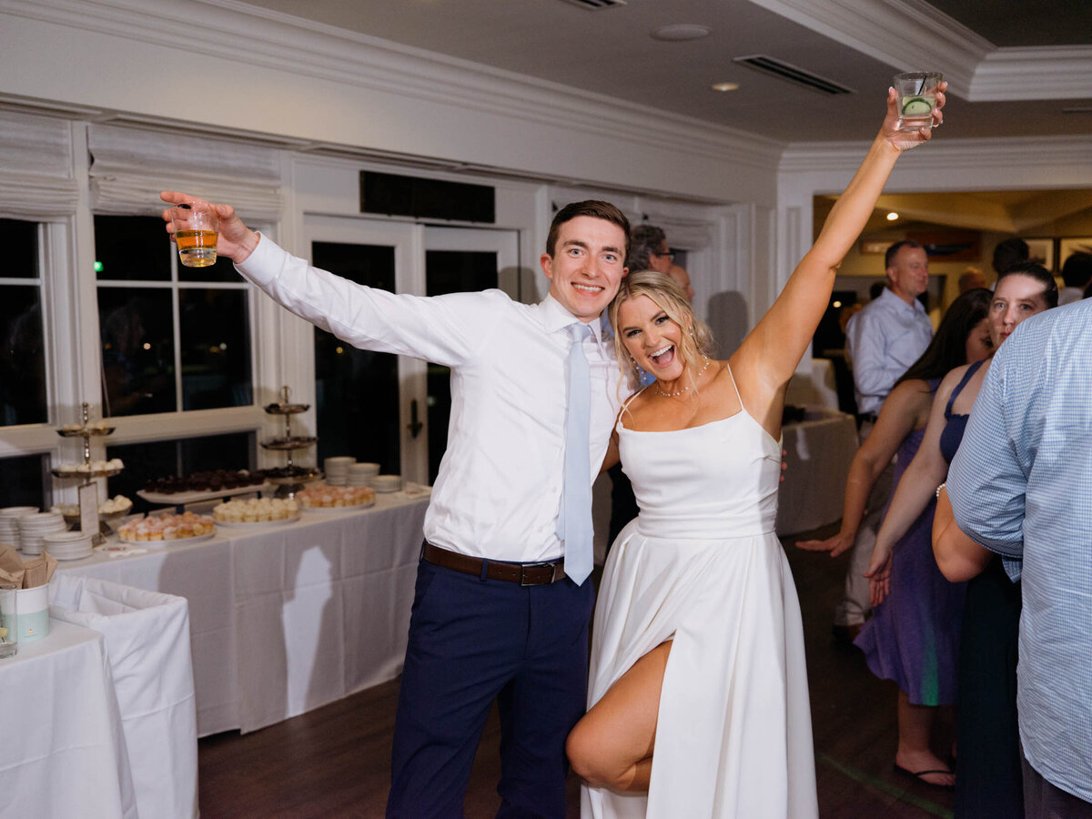 Dance floor fun at Cleveland Yachting Club reception