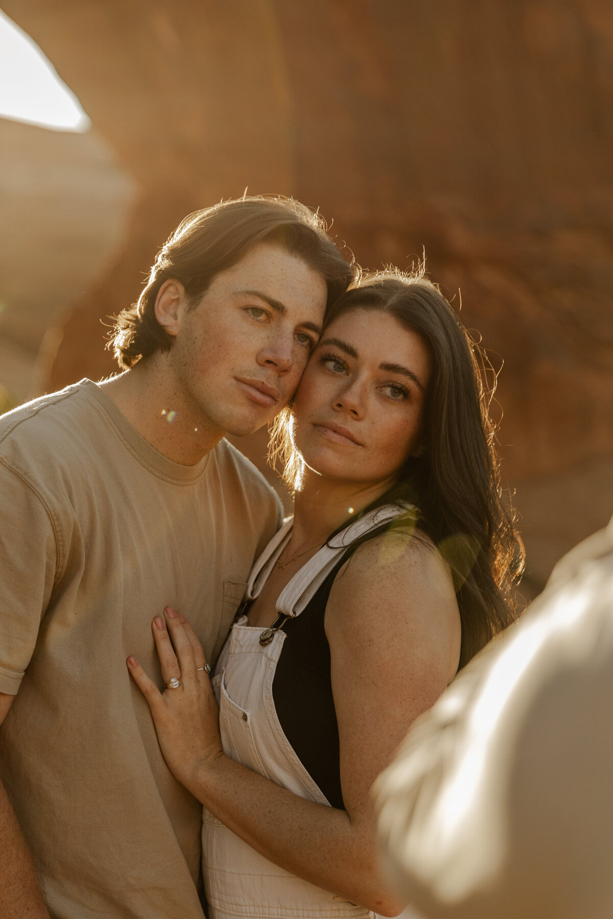 Golden Hour Moab, UT Engagement Photos | Utah Couples Photographer 