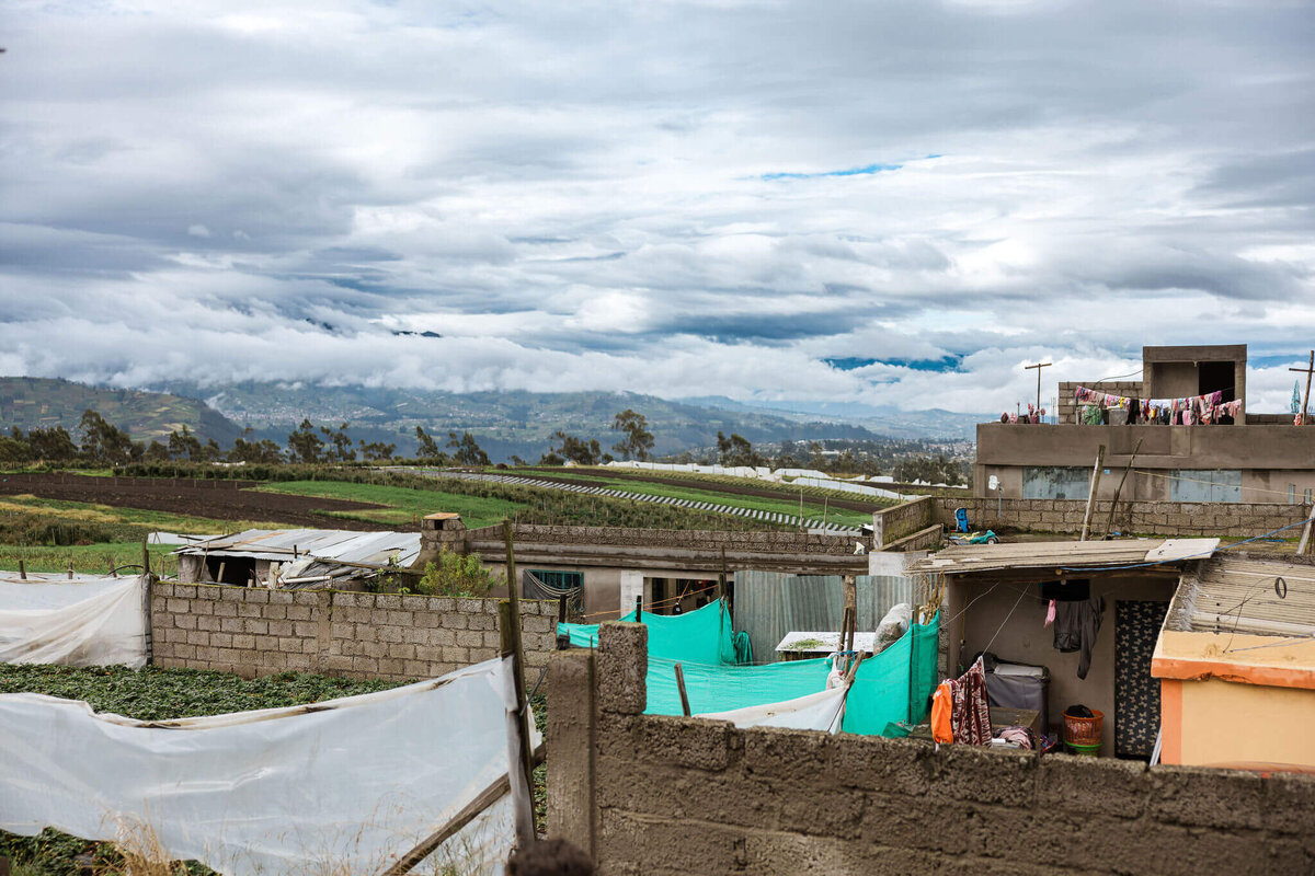 landscape photo during mission trip in Ecuador