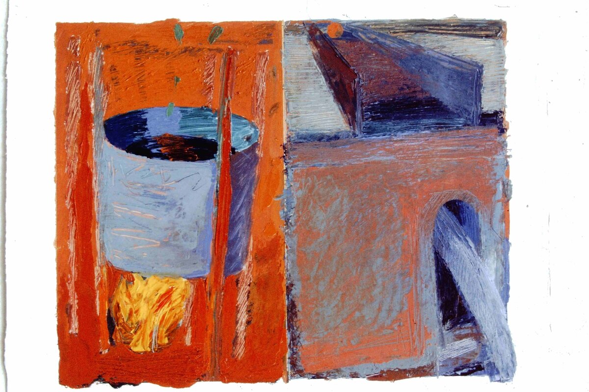 Cauldron III  - oil on paper, (approx. 50x60cm)_11zon