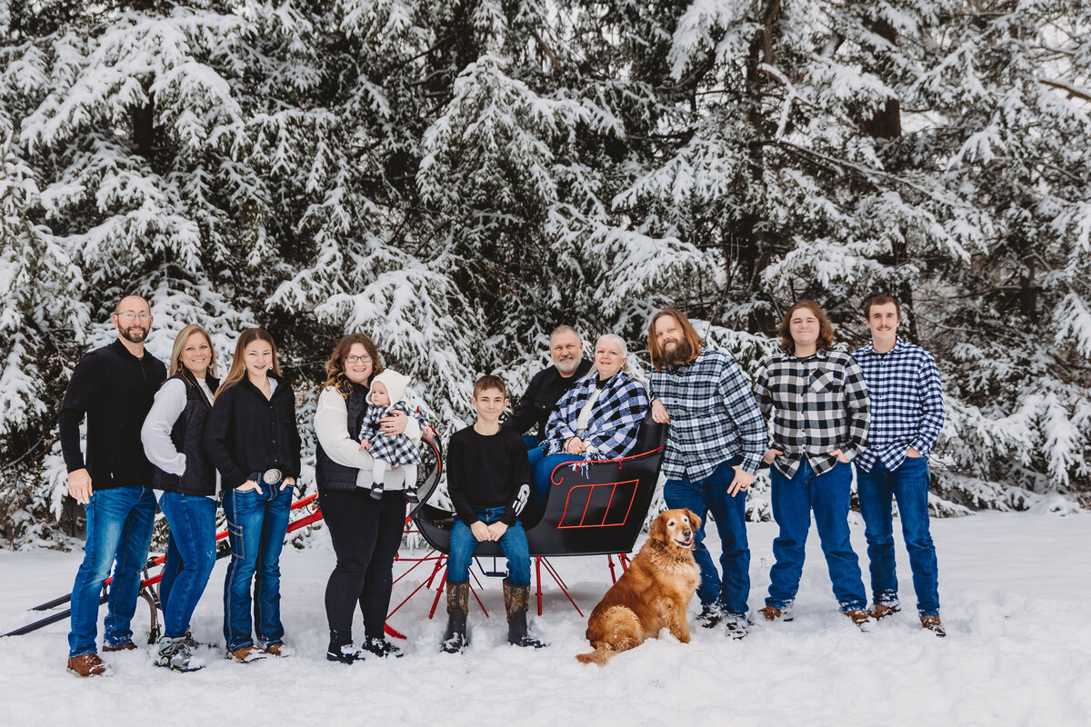 Peterson Extended Family Photography- Avoca New York-17