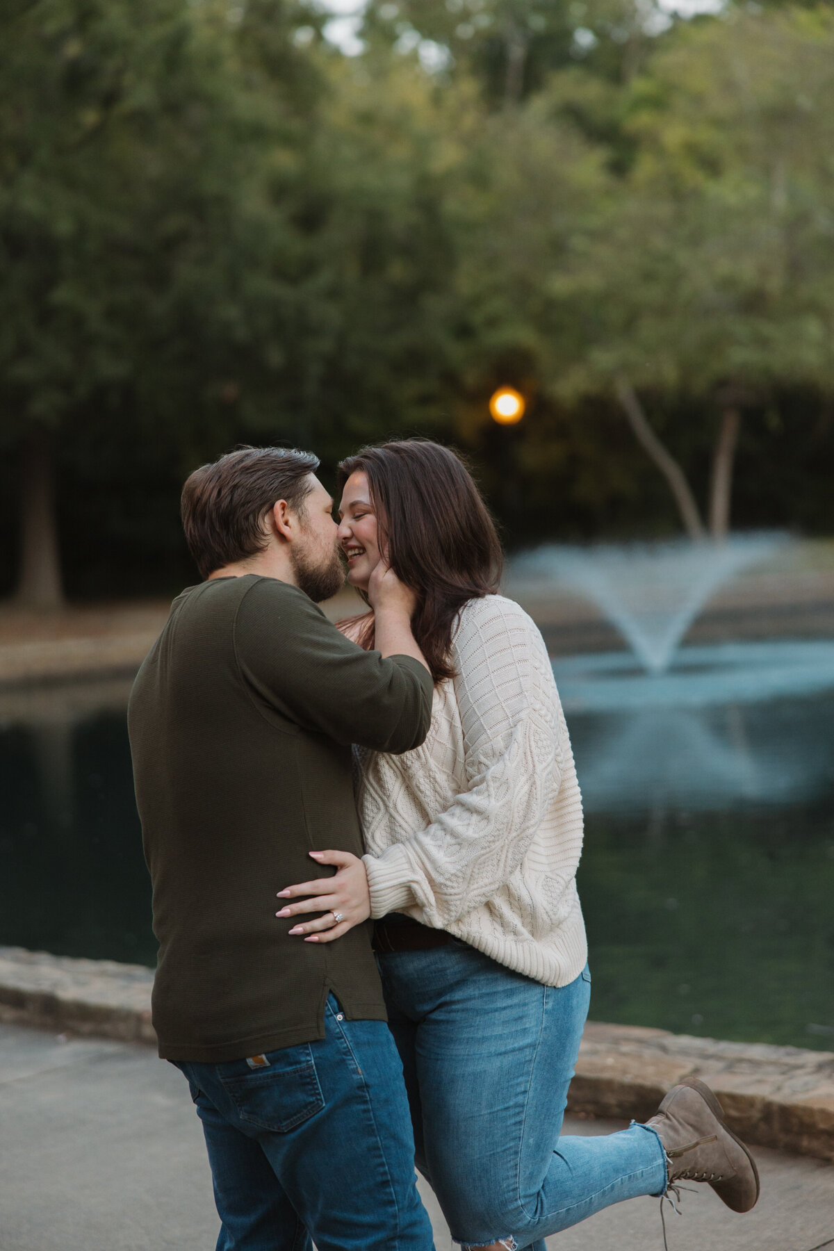 Moments by Hiba Raleigh Wedding Photographer Fun Charlotte Engagement Photos Brewery Photos Freedom Park Molly and Zac-143