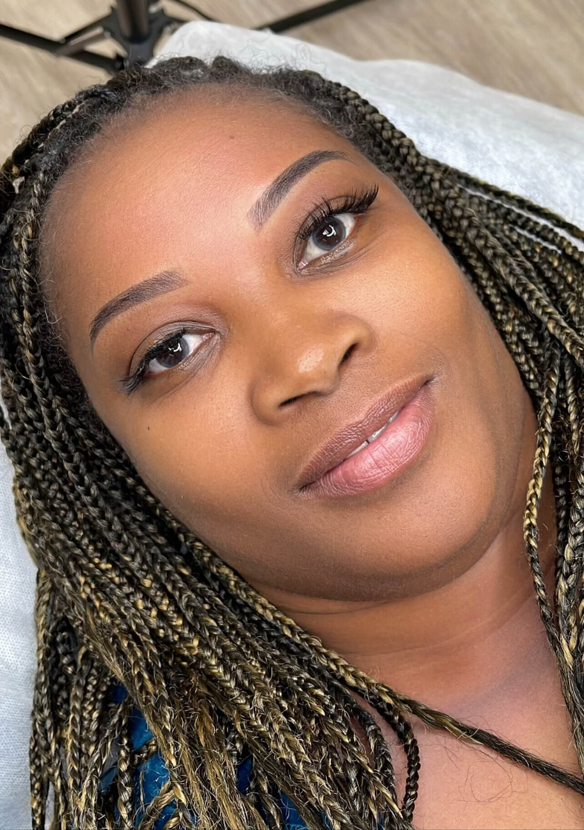 Adorable brows studio_ Happy ombre brow client