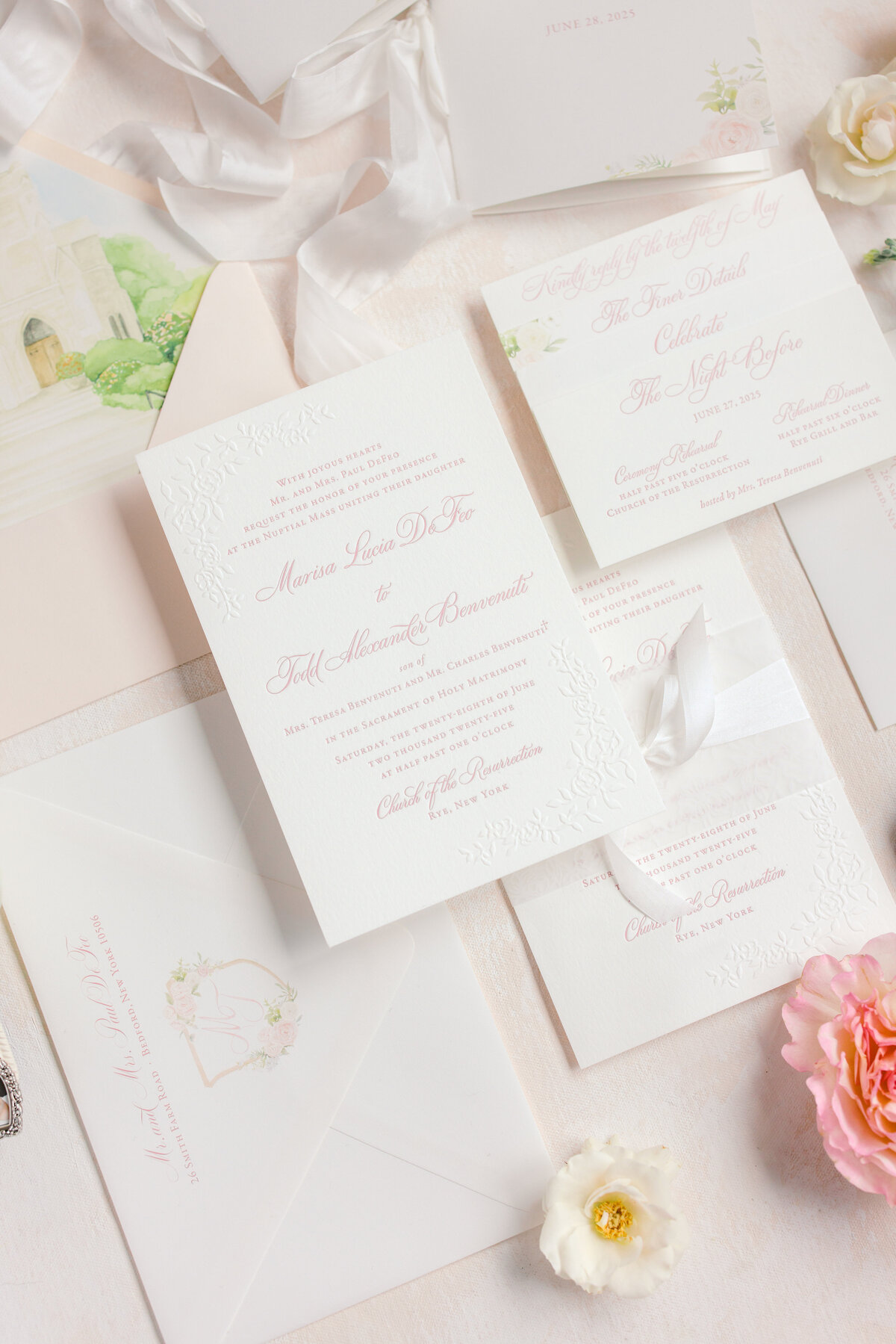 embossed-flowers-wedding-custom-invitation