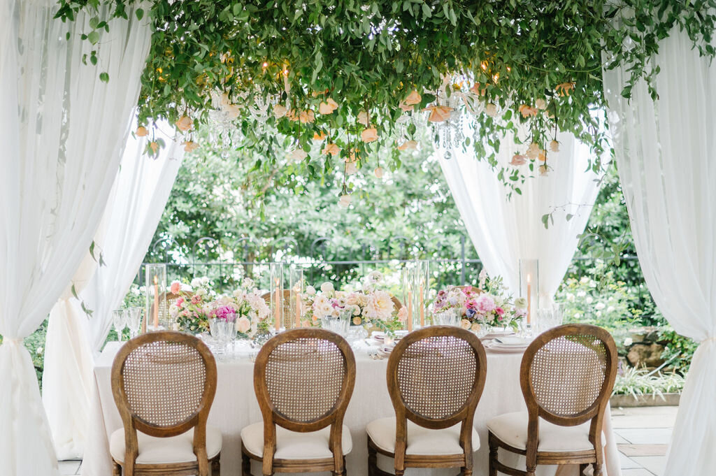 table design by a luxury wedding planner