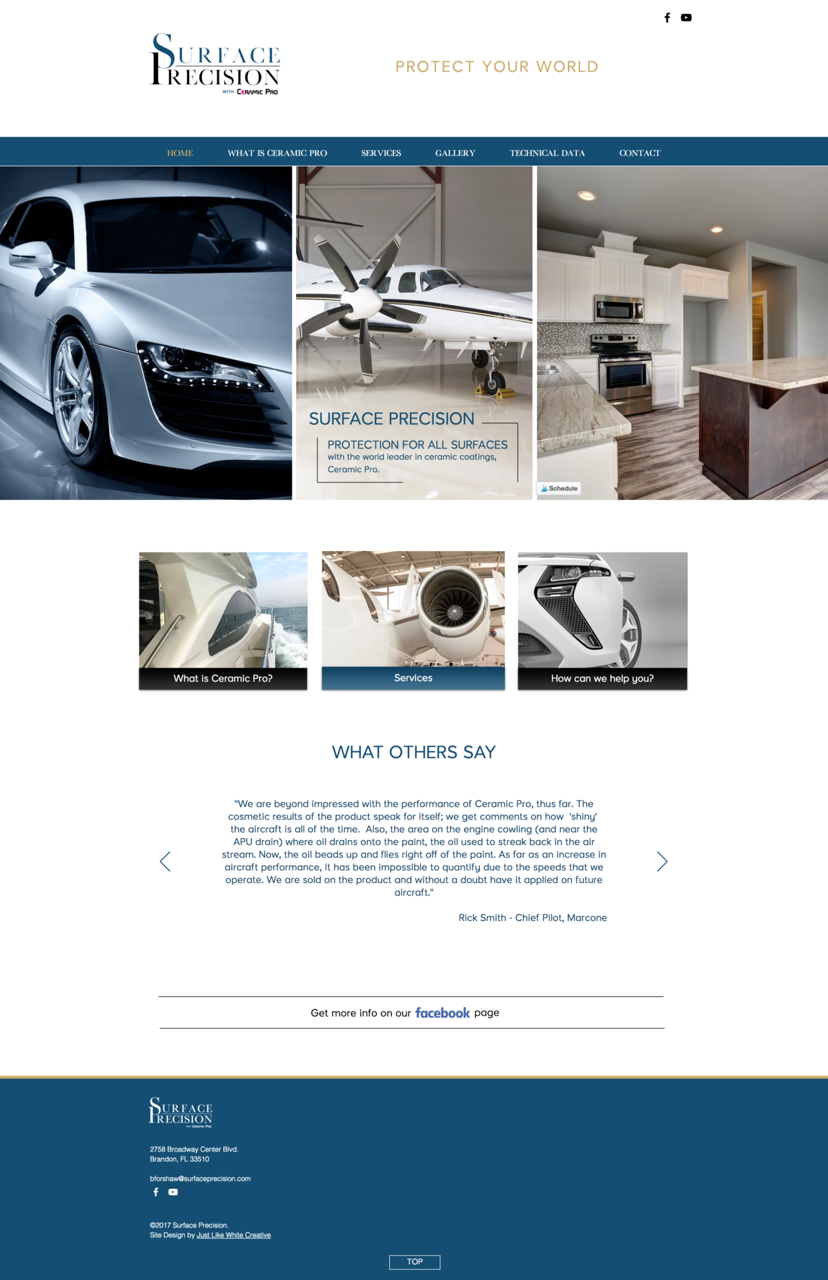 Masculine website by Tribble Design Co.