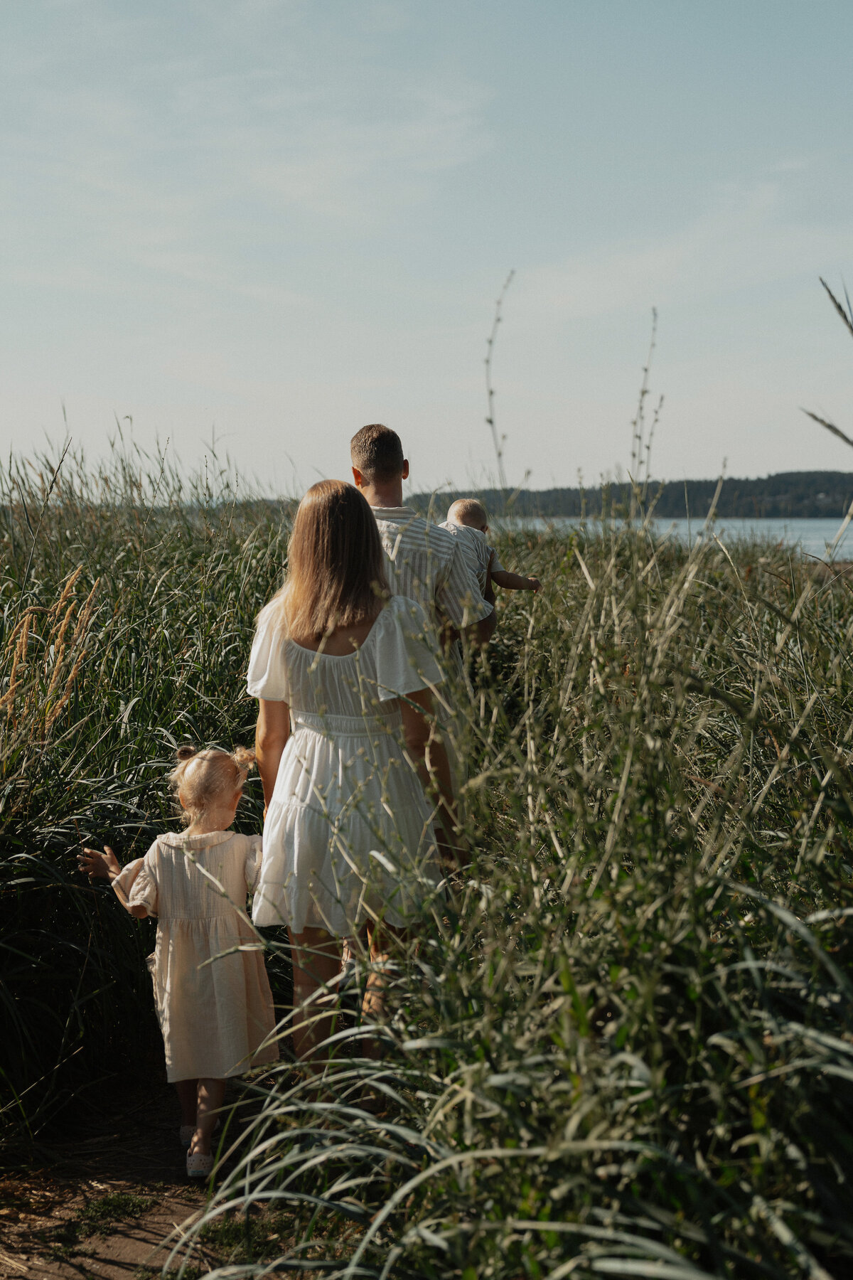 Family session at the beach in Royston by Latitude 49 photography