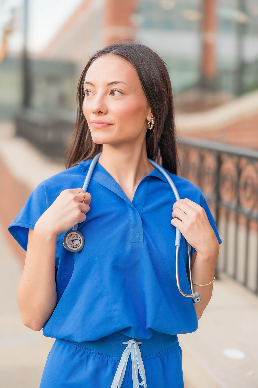 Nursing school college graduation milestone photo session Charlotte NC