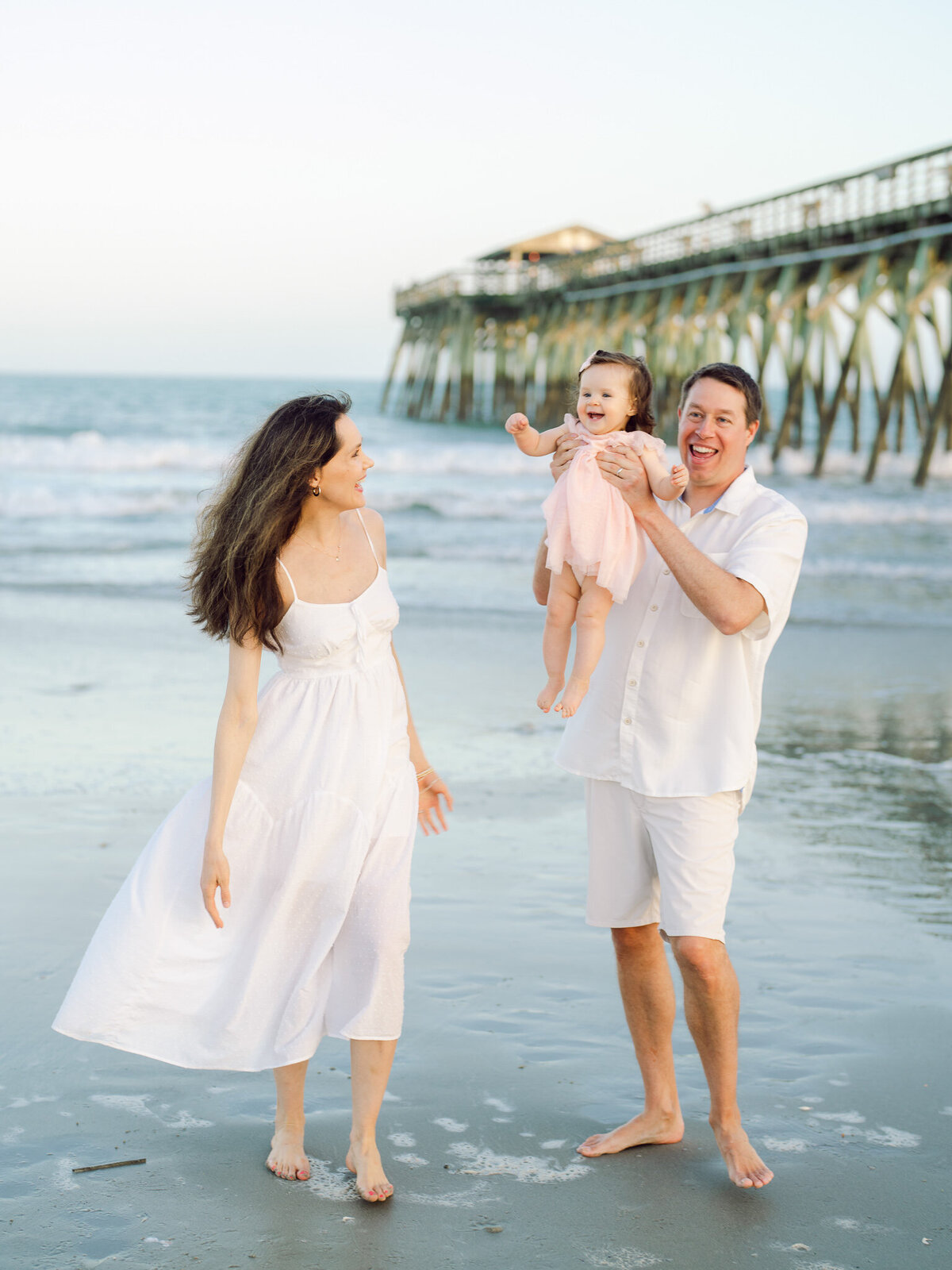 Family Beach Portraits in Myrtle Beach -96