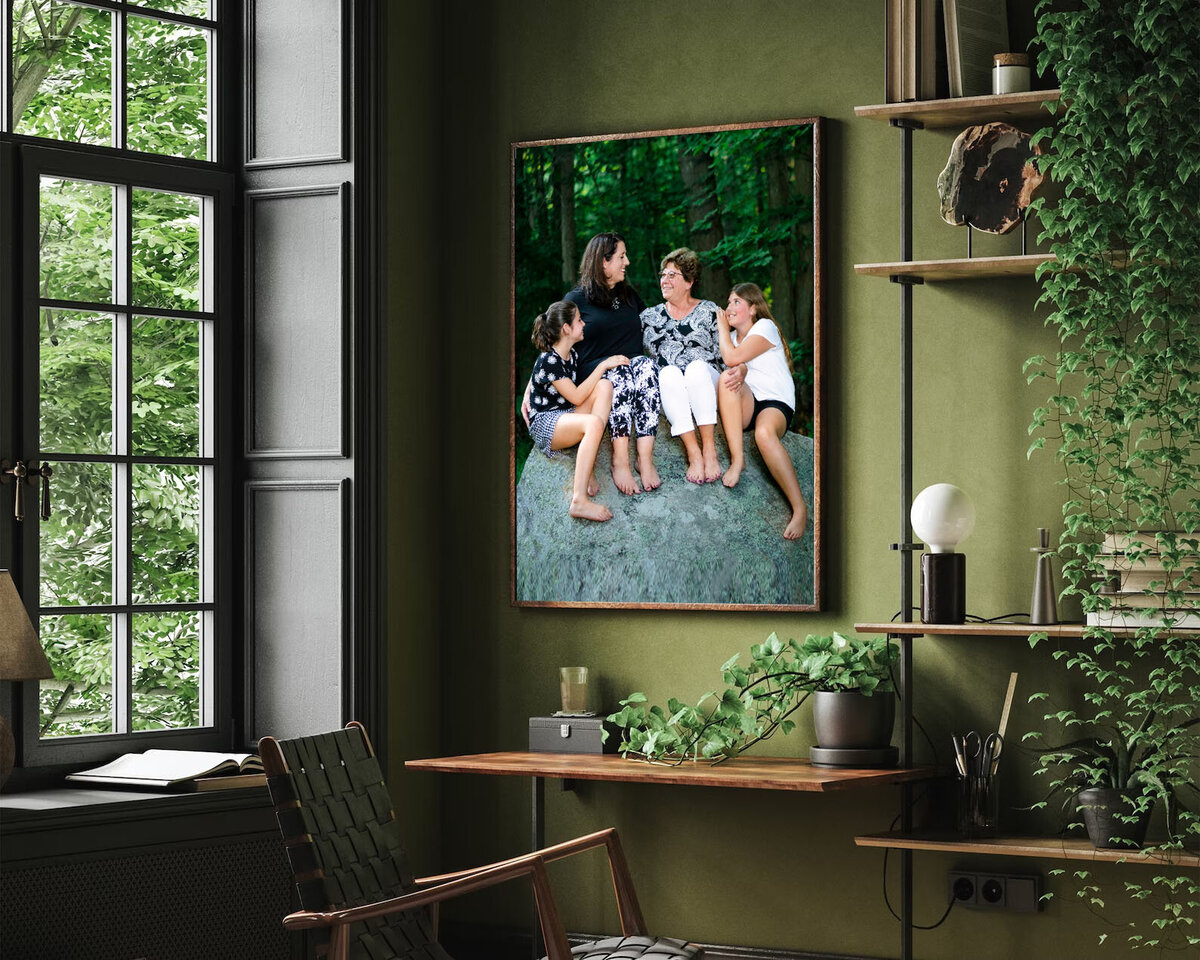 family-girls-women-generations-children-mother-grandmother-outdoors-portrait-framed-ashlie-steinau-photography-connecticut