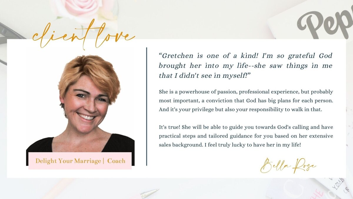 Client Love -  Bella Rose Testimonial