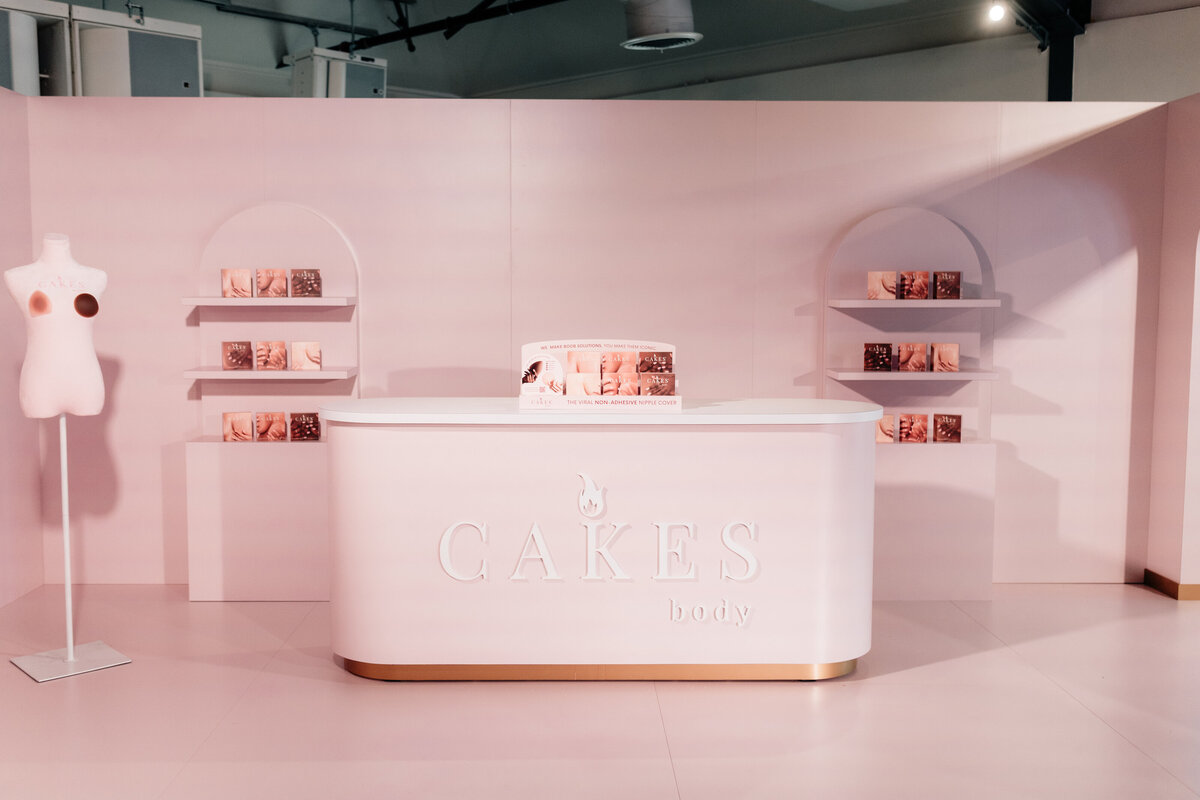Cakes Body influencer event by The Works Collective | experiential event design in Los Angeles.
