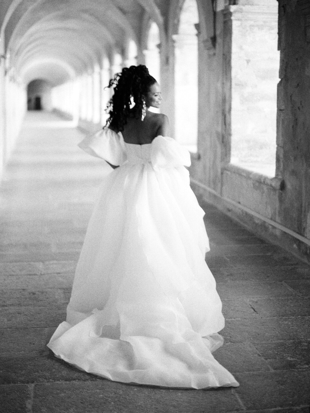Bridal editorial at Chartreuse de Valbonne in Provence, France - 17