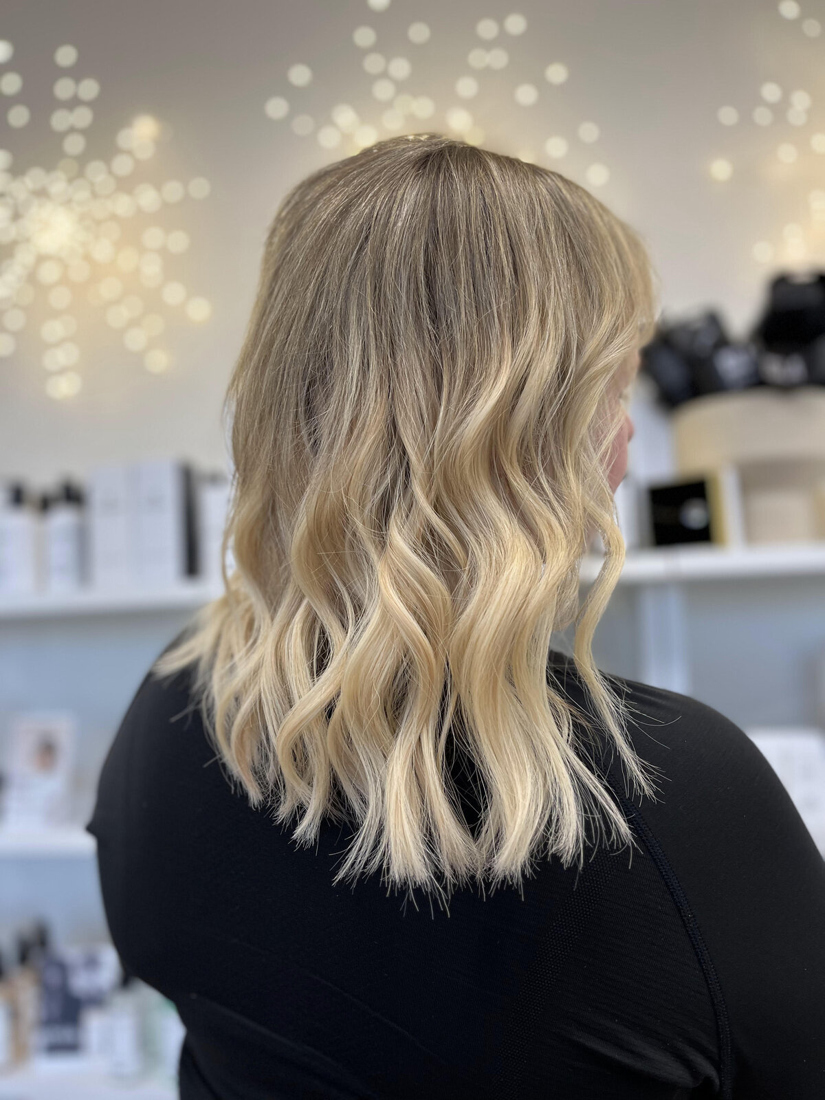 Unlock your blonde ombre beauty potential at Nova Strands Salon: Where elegance meets effortless style.