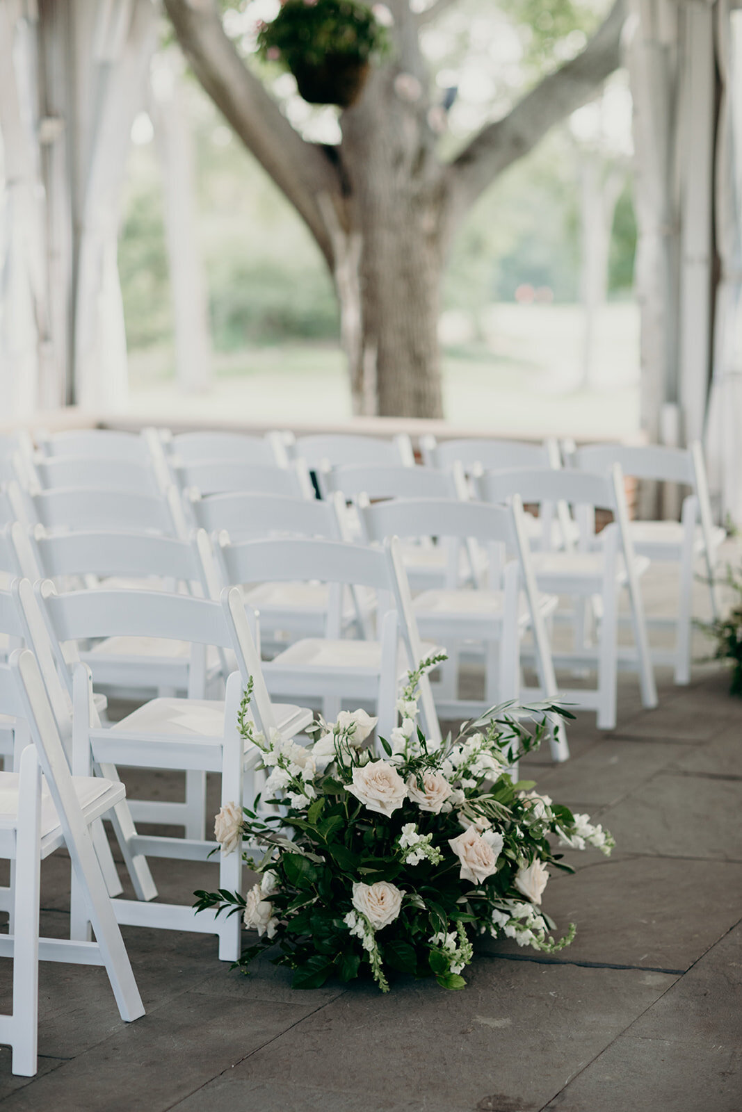 Ceremony Setup at Skokie Country Club
