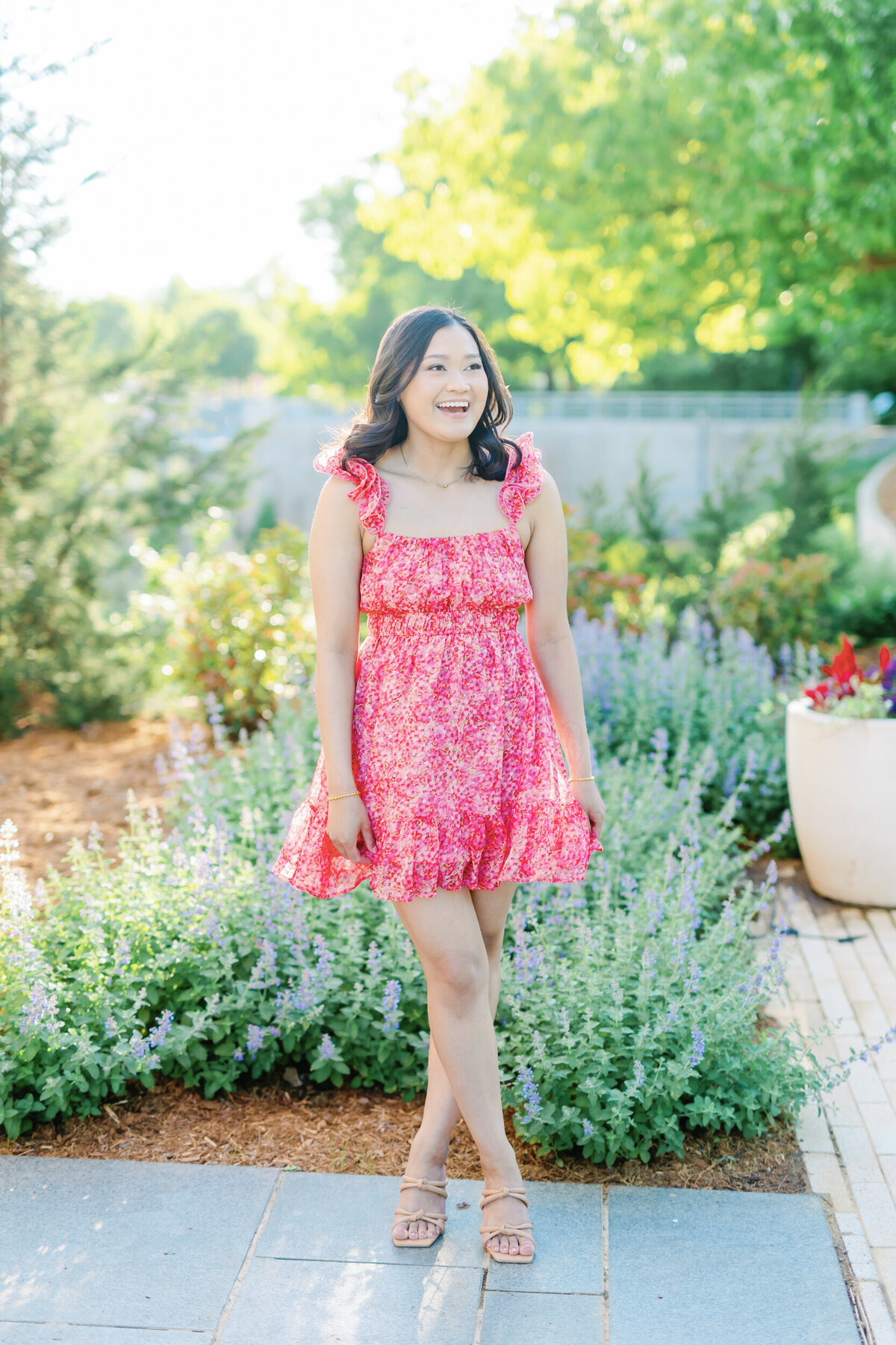 OU Senior photoshoot - Myriad Gardens OKC - Amanda Hitchen Photography-6