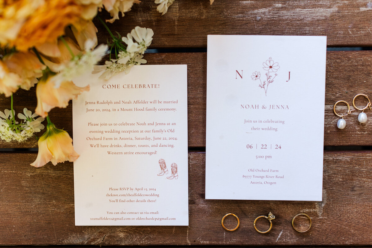 Portland Wedding Invitations