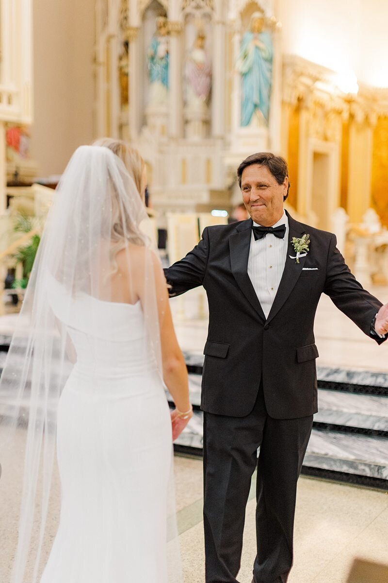 Wedding Ceremony at St. Mary’s in Evansville085