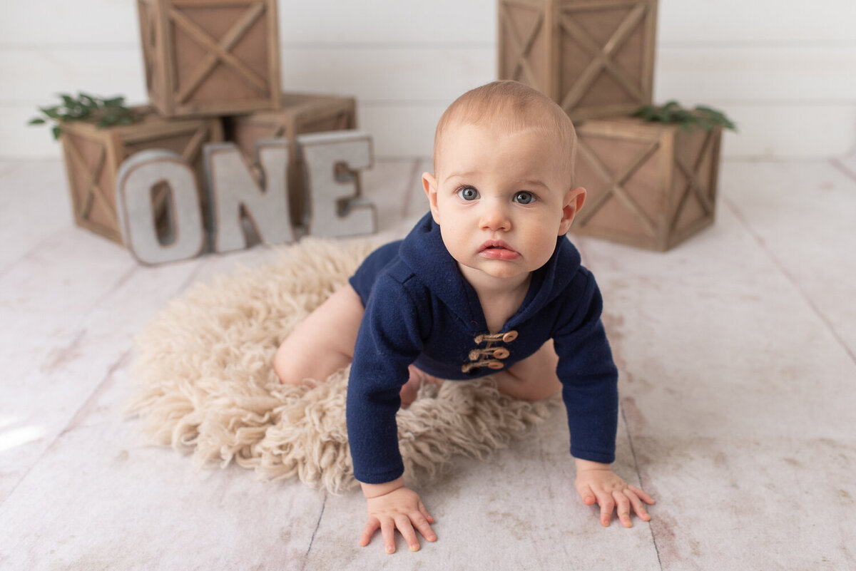 One year old birthday photo shoot in Canton, Connecticut |Sharon Leger Photography | Canton, CT Newborn & Family Photographer