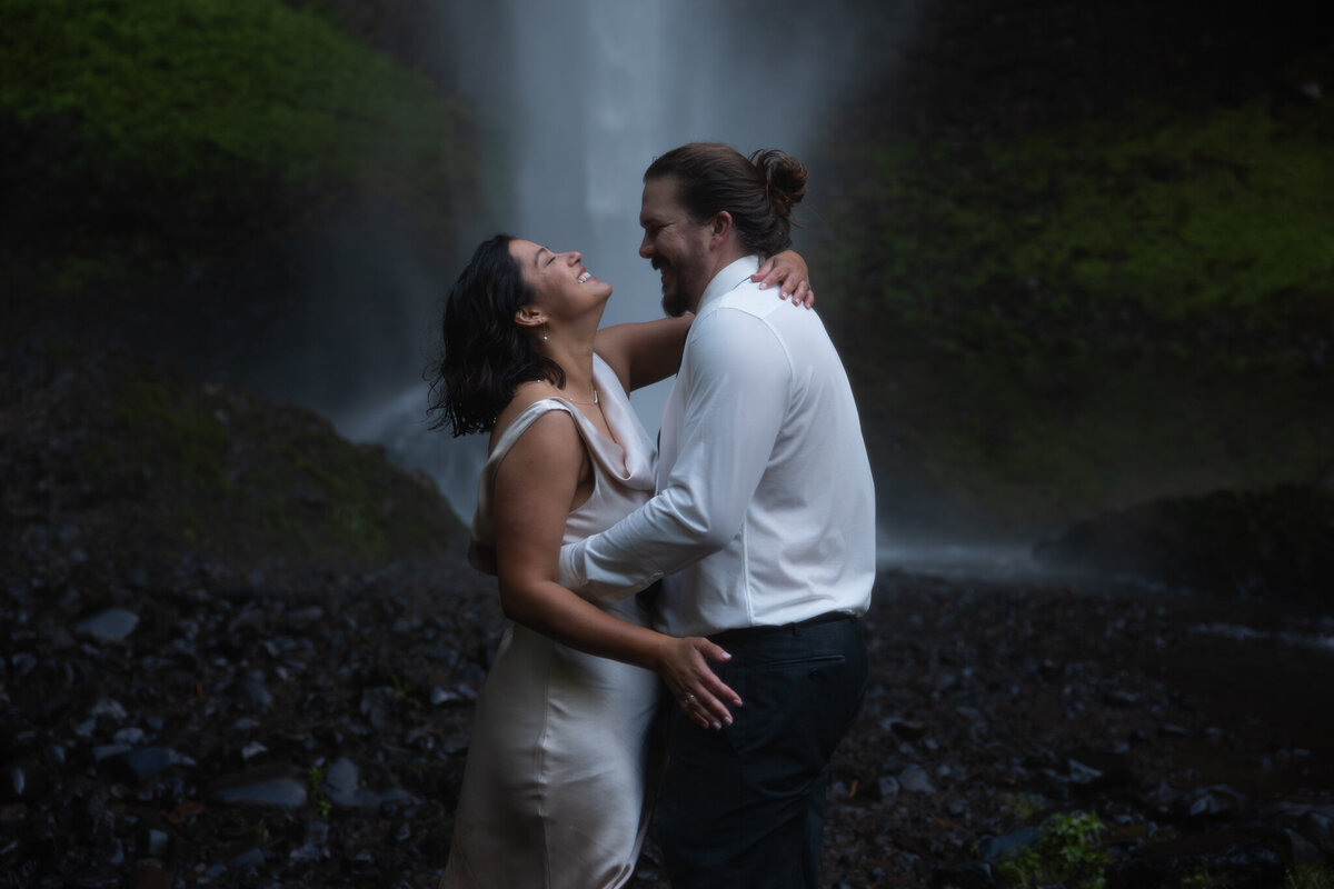 Latourell Falls Elopement