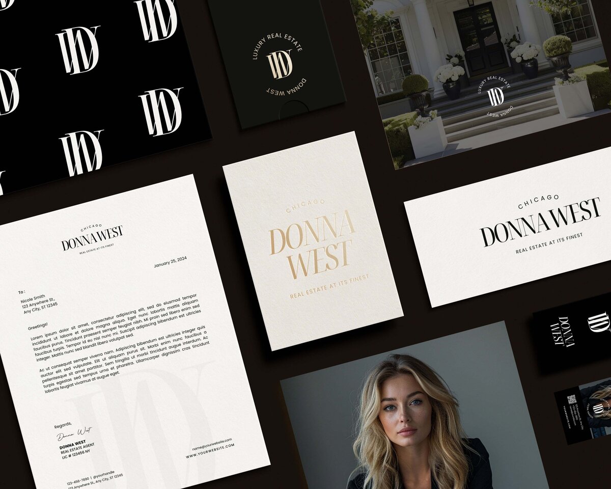 Real Estate Branding Canva Template Logo Kit The CLosers Society