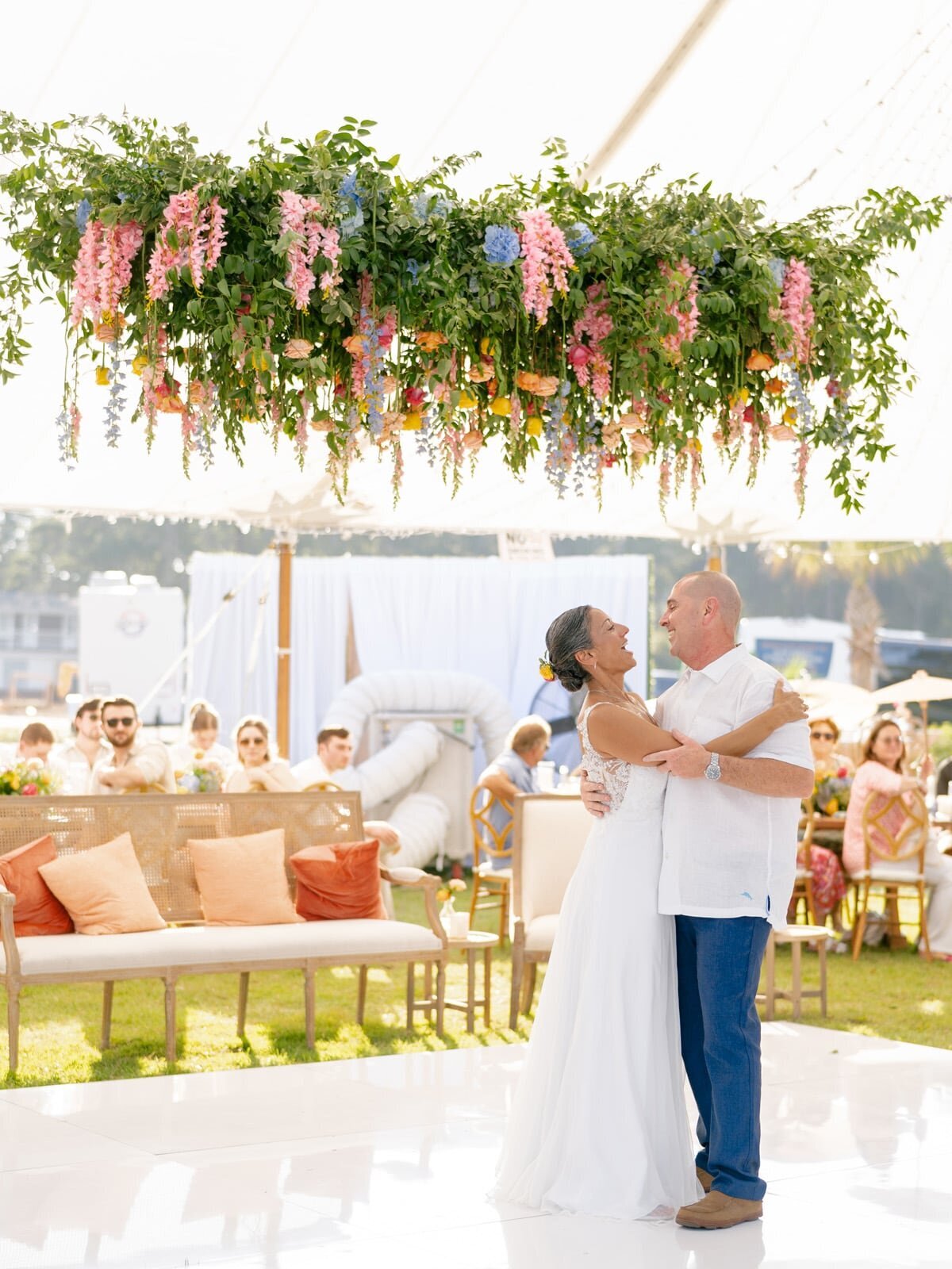 Southport NC Wedding | Blue Satin Bee 50