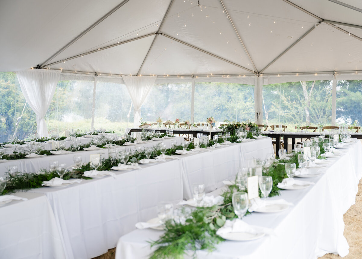 washington wedding reception tent