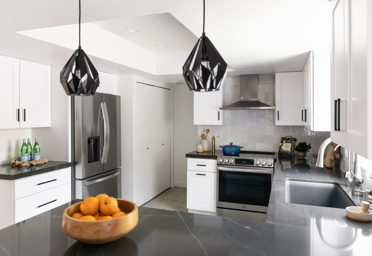 Phoenix AZ Black And White Kitchen Stuart Design Co (10)