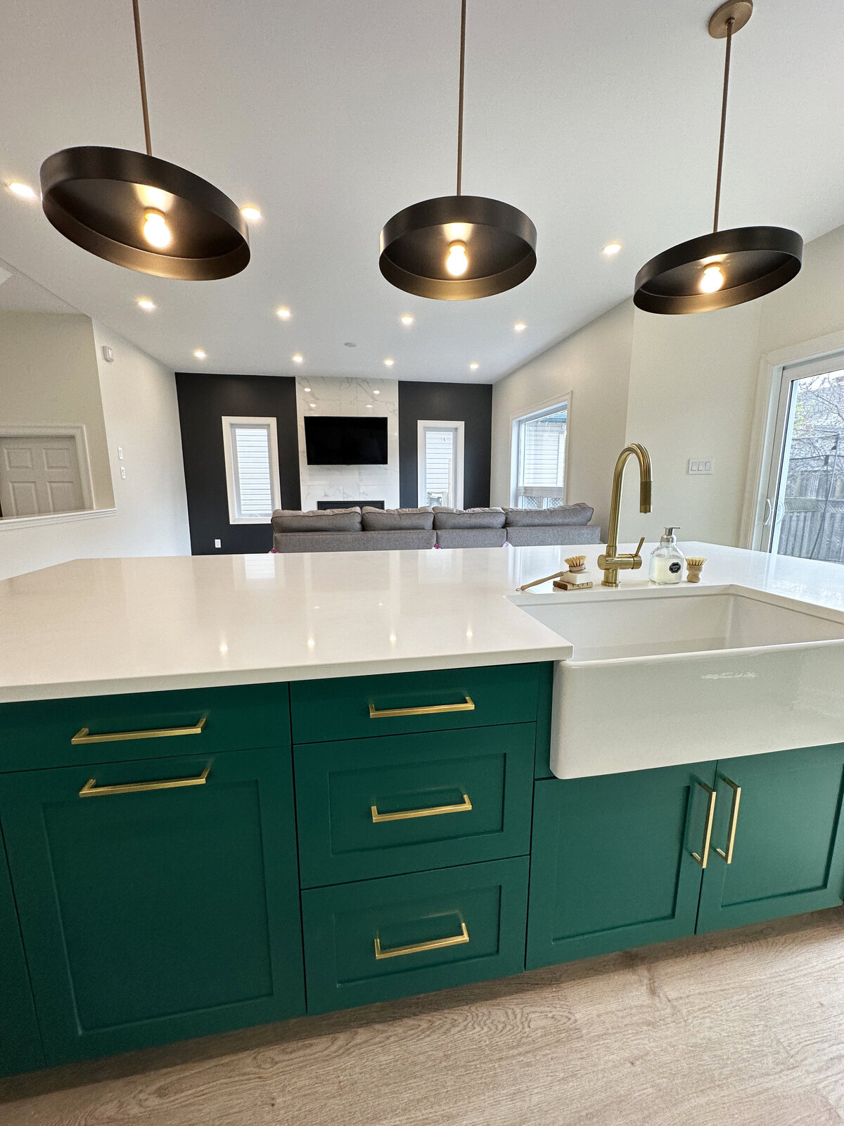 Emerald Green with Envy Kitchen Renovation Interior Design (27)