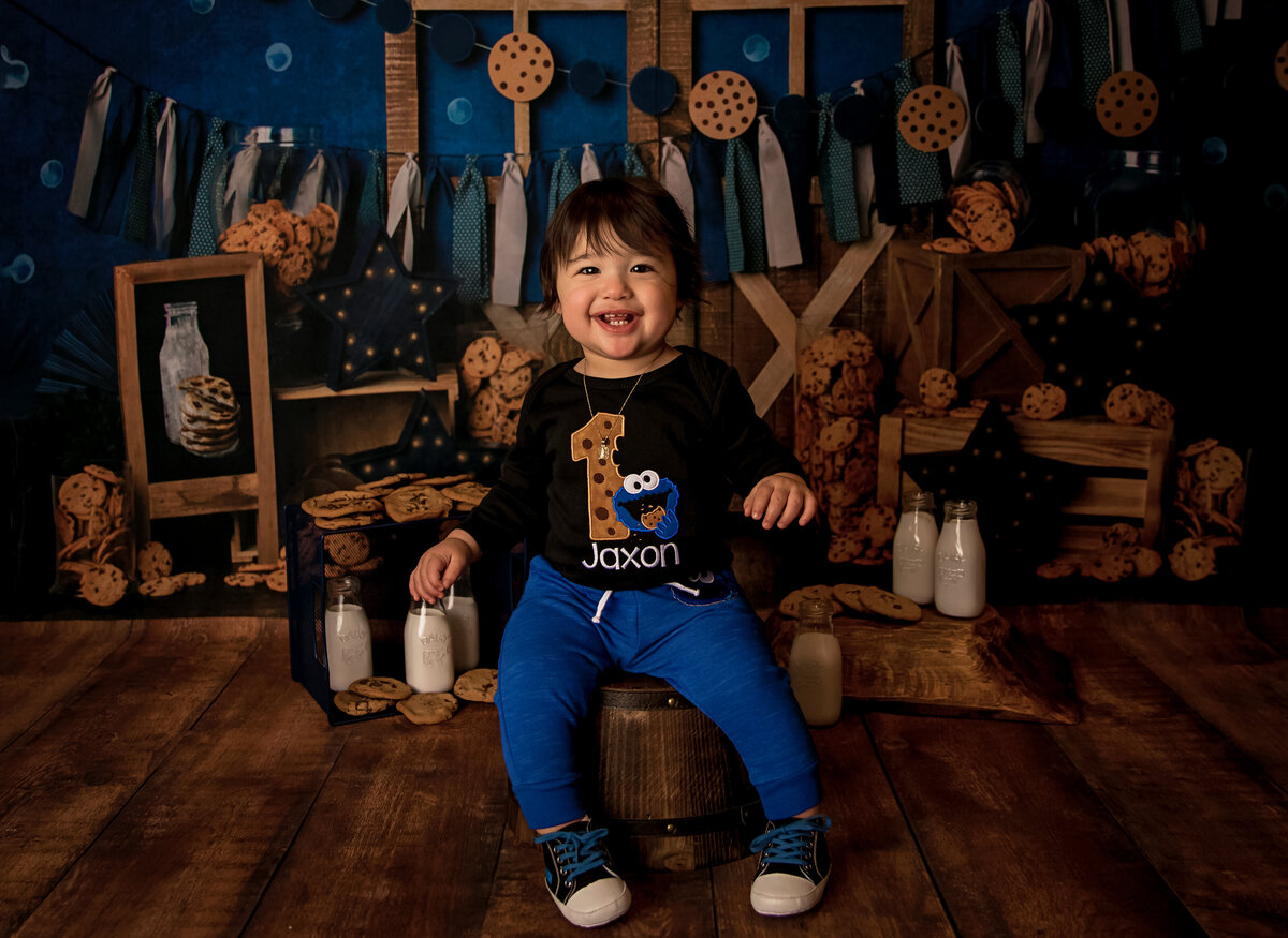 Yuba City Cake Smash Photographer Megan Escheman Photography