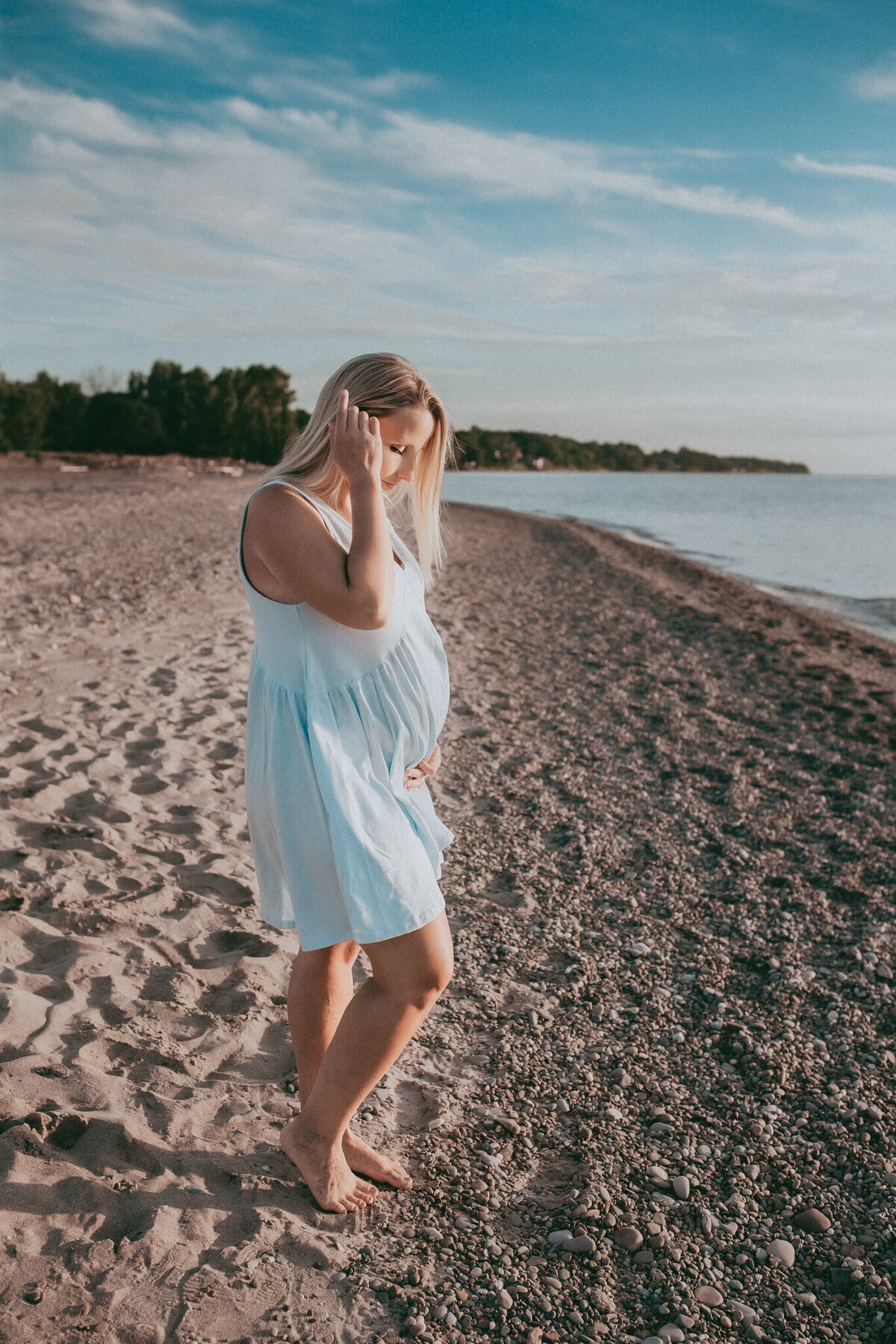 full sun maternity session
