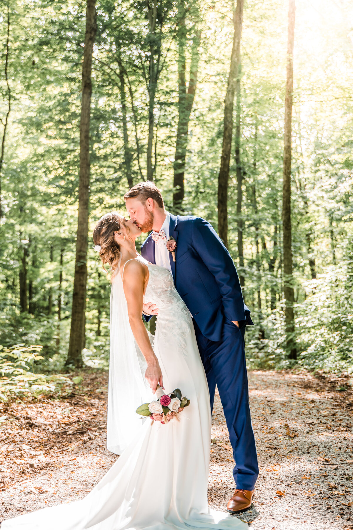 Trail_Kiss_Forest_Woods_Wedding_TheBrook